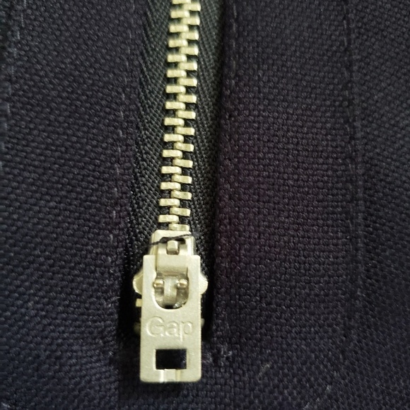 💋Gap navy blue zipper skirt - Picture 3 of 6